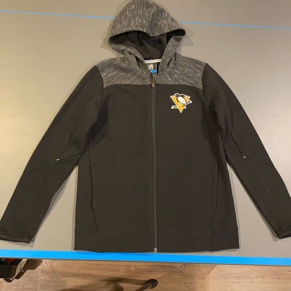 Penquins size 10/12 hooded sweatshirt.